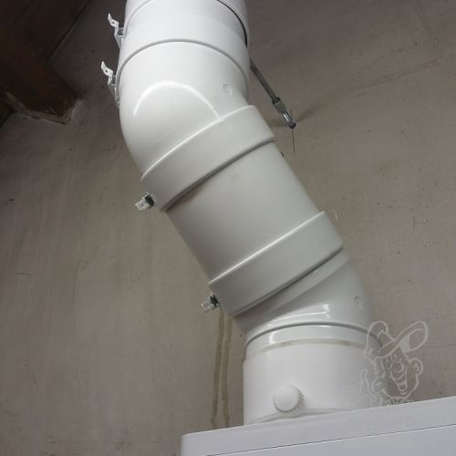 cv ketel hilversum met concentrice lucht toevoer en rookgas afvoer