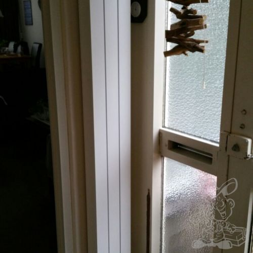 radiator in de hal nieuwe situatie